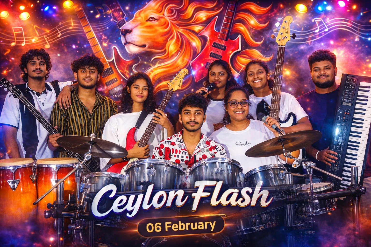 Ceylon Flash Band